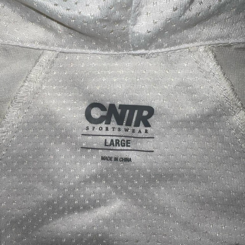 White Holographic rainbow windbreaker jacket. - Picture 6 of 8